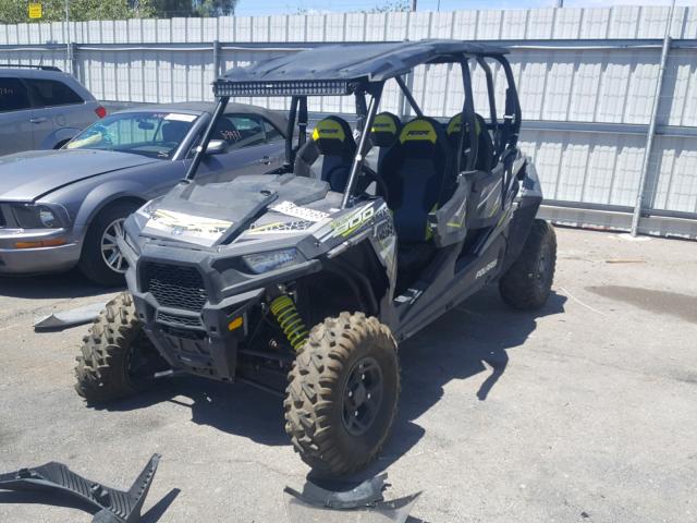 3NSVCE874HH014317 - 2017 POLARIS RZR 4 900 GRAY photo 2