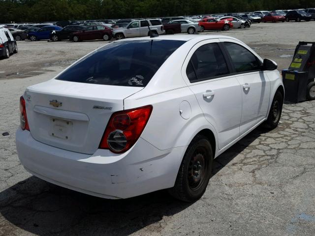 1G1JA5SHXD4247972 - 2013 CHEVROLET SONIC LS 白色 照片 4