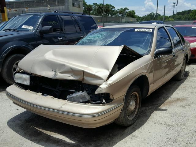 1G1BL52W8SR132641 - 1995 CHEVROLET CAPRICE CL 棕色 照片 2