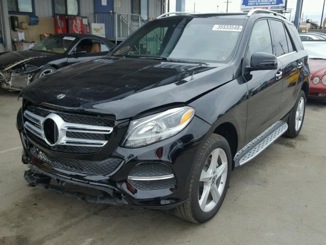 4JGDA5JB0JB030130 - 2018 MERCEDES-BENZ GLE 350 BLACK photo 2