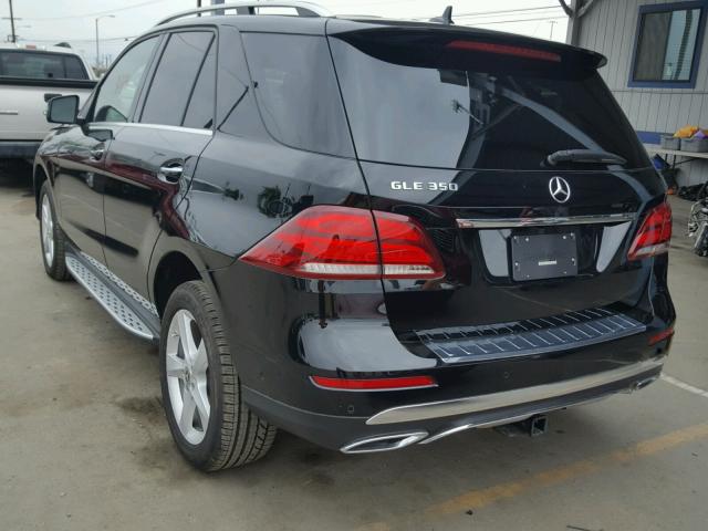 4JGDA5JB0JB030130 - 2018 MERCEDES-BENZ GLE 350 BLACK photo 3