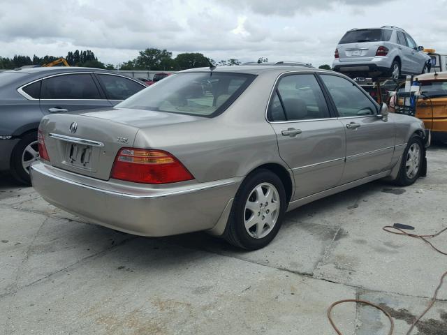 JH4KA96522C015323 - 2002 ACURA 3.5RL TAN photo 4