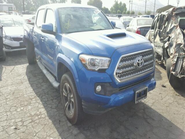 3TMBZ5DN2HM006201 - 2017 TOYOTA TACOMA BLUE photo 1