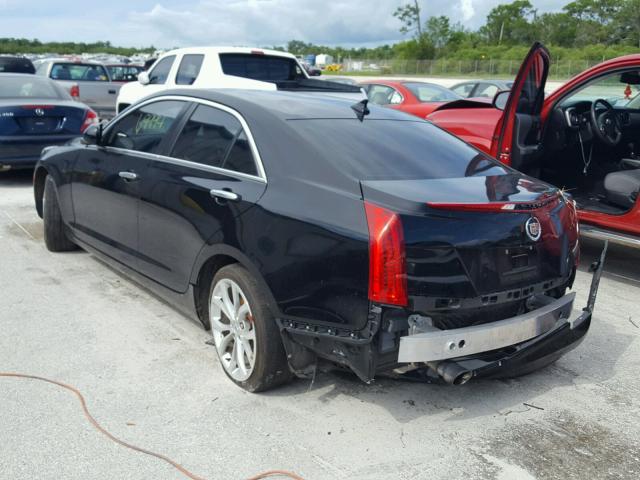 1G6AA5RX7E0114778 - 2014 CADILLAC ATS BLACK photo 3