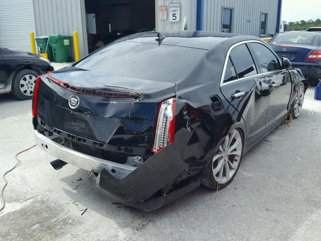 1G6AA5RX7E0114778 - 2014 CADILLAC ATS BLACK photo 4