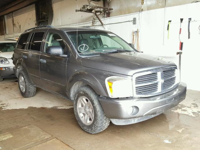 1D8HB58N45F558482 - 2005 DODGE DURANGO LI GRAY photo 1