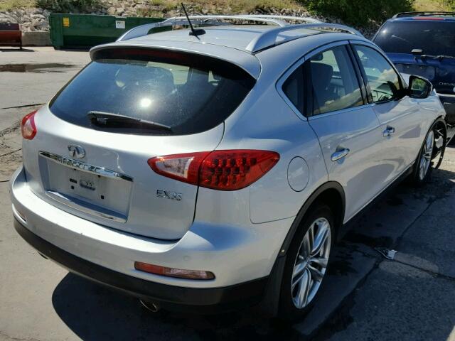 JN1AJ0HR6BM854767 - 2011 INFINITI EX35 BASE SILVER photo 4