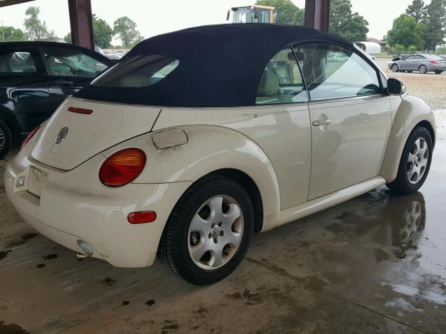3VWCK21Y03M310283 - 2003 VOLKSWAGEN NEW BEETLE 奶油色 照片 4