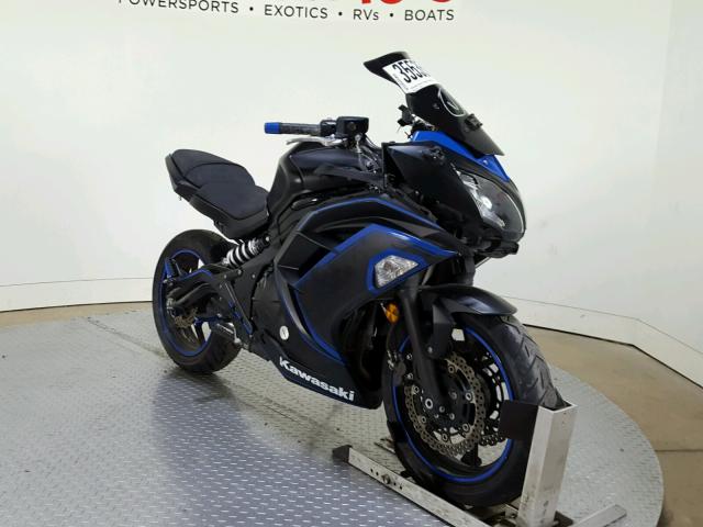 JKAEXEE16EDA15700 - 2014 KAWASAKI EX650 E BLUE photo 2