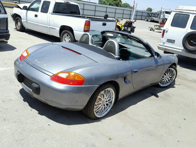 WP0CB29801U664661 - 2001 PORSCHE BOXSTER S GRAY photo 4