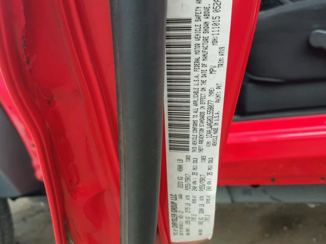 1C4AJWAG0DL558077 - 2013 JEEP WRANGLER S RED photo 10