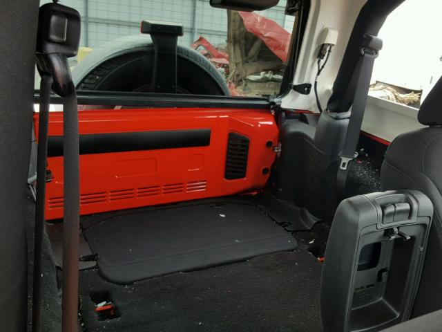 1C4AJWAG0DL558077 - 2013 JEEP WRANGLER S RED photo 6