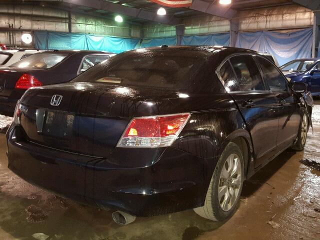 1HGCP26829A132400 - 2009 HONDA ACCORD EXL BLACK photo 4