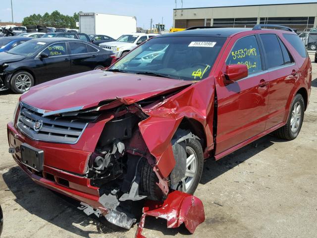 1GYEE637550164705 - 2005 CADILLAC SRX RED photo 2