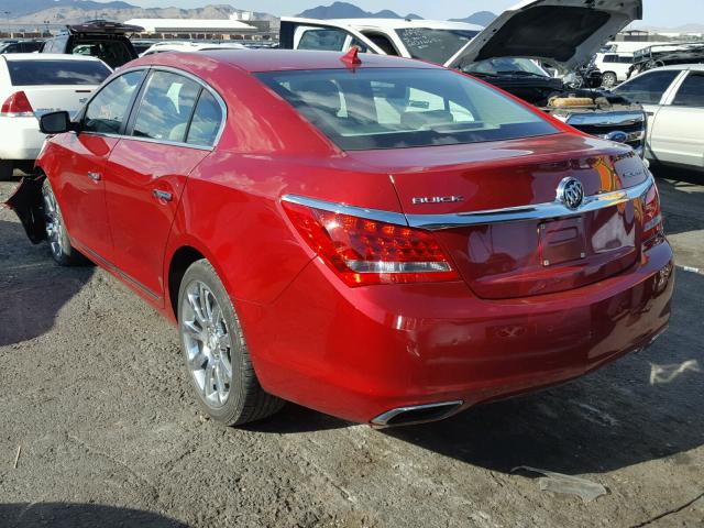 1G4GB5G3XEF196874 - 2014 BUICK LACROSSE RED photo 3