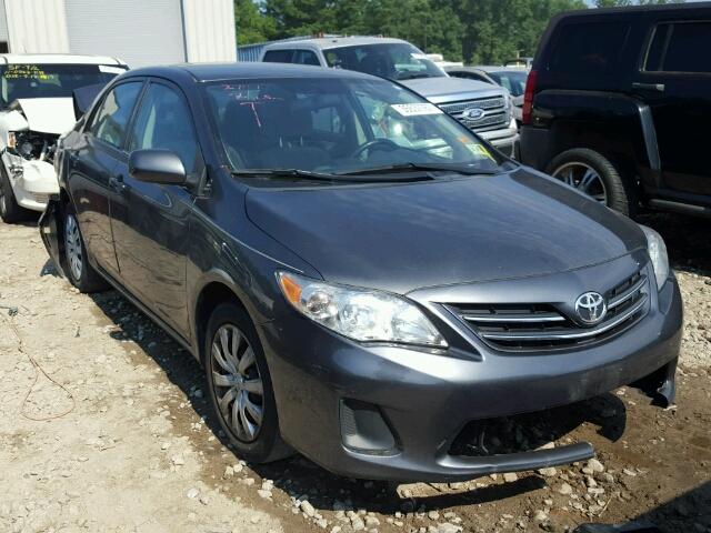 2T1BU4EE2DC935329 - 2013 TOYOTA COROLLA BA GRAY photo 1