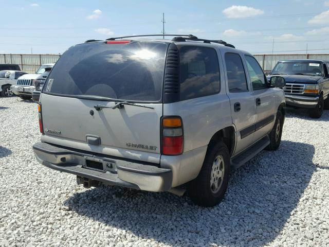 1GNEC13T75R216477 - 2005 CHEVROLET TAHOE C150 BEIGE photo 4