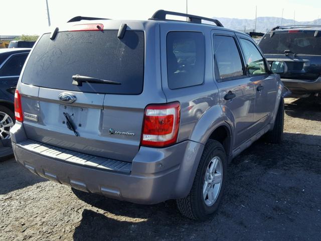 1FMCU49H38KC38907 - 2008 FORD ESCAPE HEV GRAY photo 4