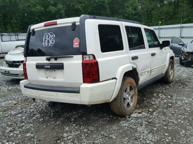 1J8HH48N66C226370 - 2006 JEEP COMMANDER WHITE photo 4