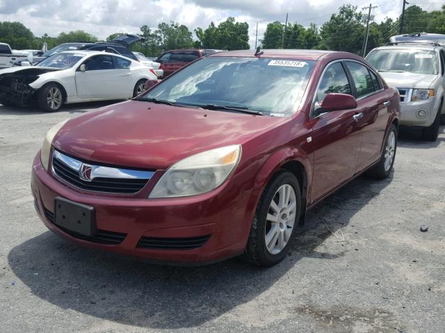 1G8ZV57BX9F243039 - 2009 SATURN AURA XR RED photo 2