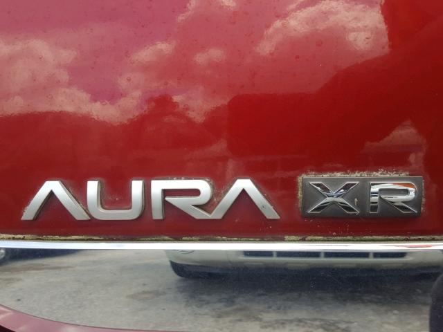 1G8ZV57BX9F243039 - 2009 SATURN AURA XR RED photo 9