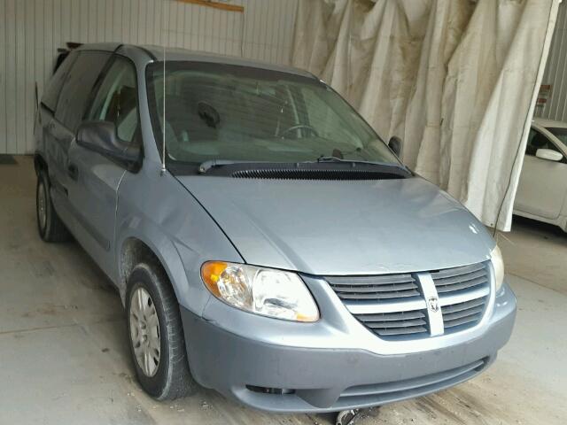 1D4GP25E55B333805 - 2005 DODGE CARAVAN SE BLUE photo 1