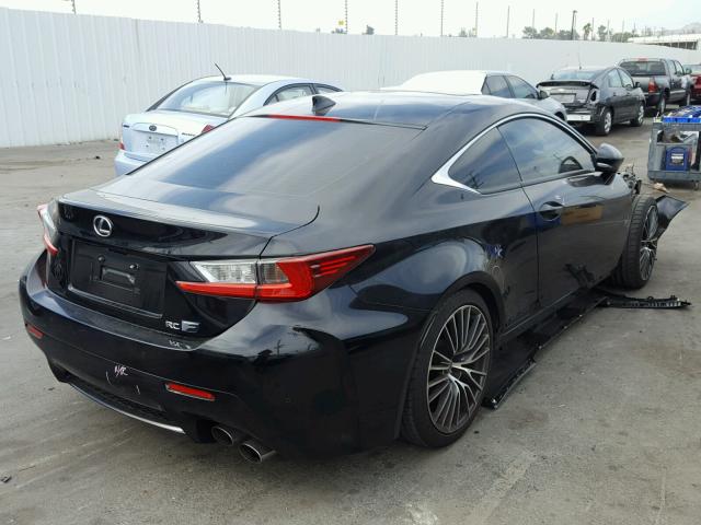 JTHHP5BC3F5003536 - 2015 LEXUS RC-F BLACK photo 4