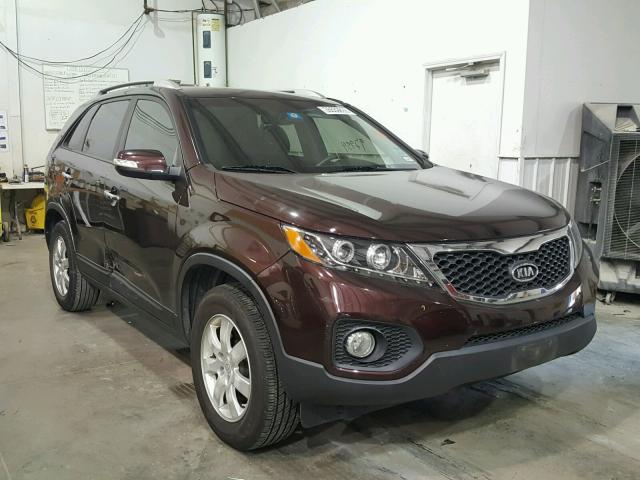 5XYKT4A1XBG154436 - 2011 KIA SORENTO BA BURGUNDY photo 1