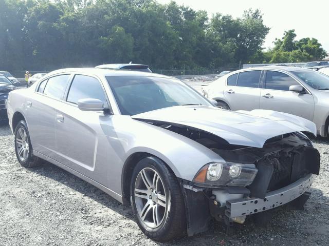 2C3CDXHG1EH361675 - 2014 DODGE CHARGER SX GRAY photo 1