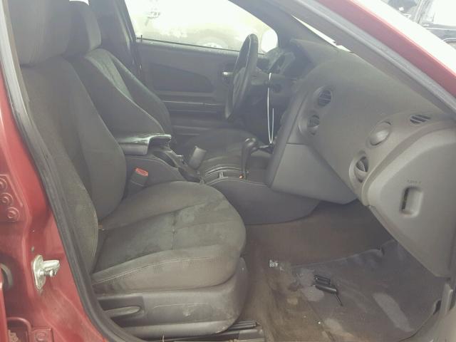 2G2WP522651163611 - 2005 PONTIAC GRAND PRIX მუქწითელი ფოტო 5