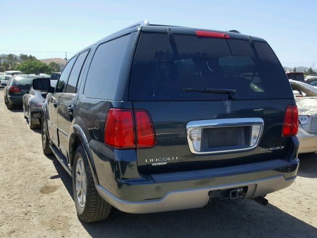 5LMFU27R23LJ38519 - 2003 LINCOLN NAVIGATOR GREEN photo 3