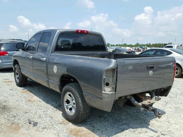 1D7HA18N15S266344 - 2005 DODGE RAM 1500 S CHARCOAL photo 3