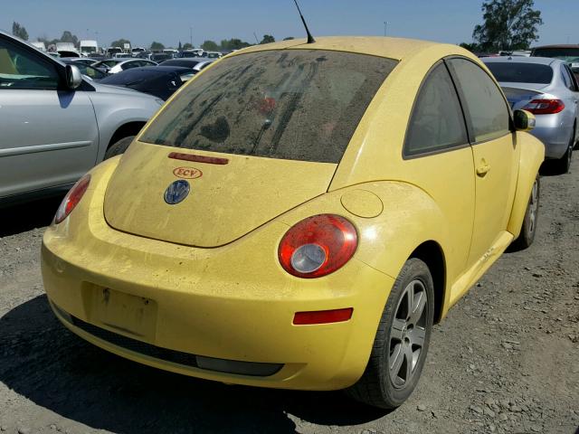 3VWPG31C96M407208 - 2006 VOLKSWAGEN NEW BEETLE YELLOW photo 4