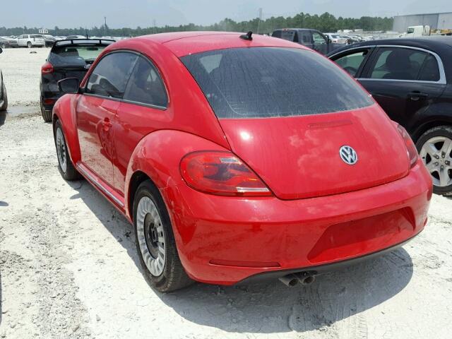 3VWJ07AT4FM638339 - 2015 VOLKSWAGEN BEETLE 1.8 RED photo 3