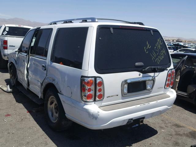 5LMRU27L0XLJ09700 - 1999 LINCOLN NAVIGATOR 白色 照片 3