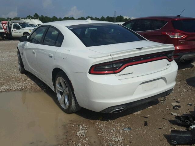 2C3CDXCT3GH354878 - 2016 DODGE CHARGER R/ WHITE photo 3