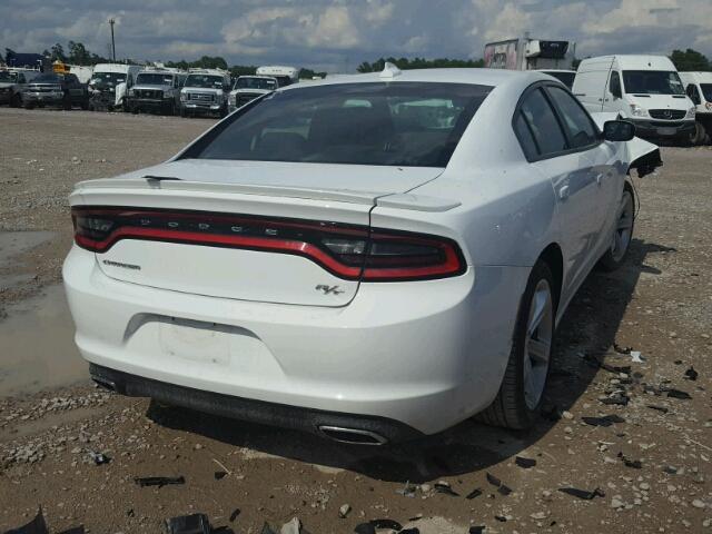 2C3CDXCT3GH354878 - 2016 DODGE CHARGER R/ WHITE photo 4