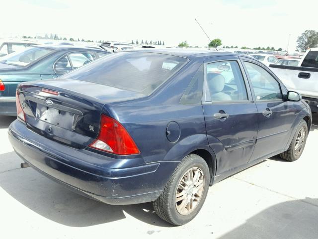 1FAFP34343W151247 - 2003 FORD FOCUS SE C BLUE photo 4