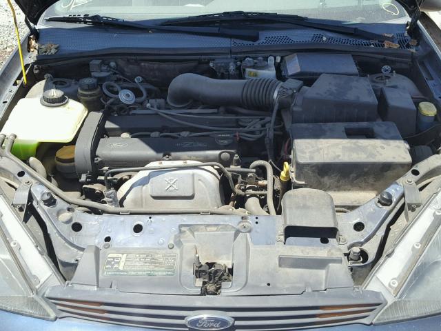 1FAFP34343W151247 - 2003 FORD FOCUS SE C BLUE photo 7