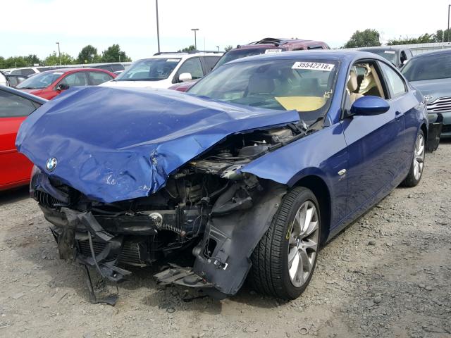 WBAWC73539E067657 - 2009 BMW 335 XI ლურჯი ფოტო 2