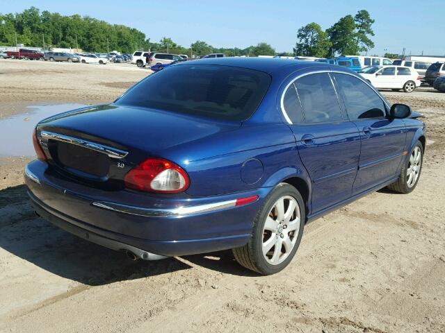 SAJWA51C35WE33544 - 2005 JAGUAR X-TYPE 3.0 BLUE photo 4