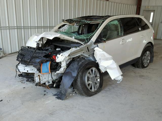 2FMDK3KC9BBA56732 - 2011 FORD EDGE LIMIT WHITE photo 2