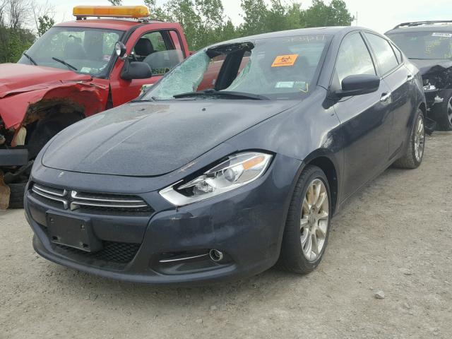 1C3CDFCA0DD681790 - 2013 DODGE DART LIMIT BLACK photo 2