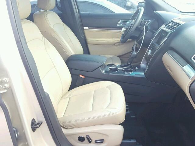 1FM5K7FH6HGA80702 - 2017 FORD EXPLORER L 金色 照片 5