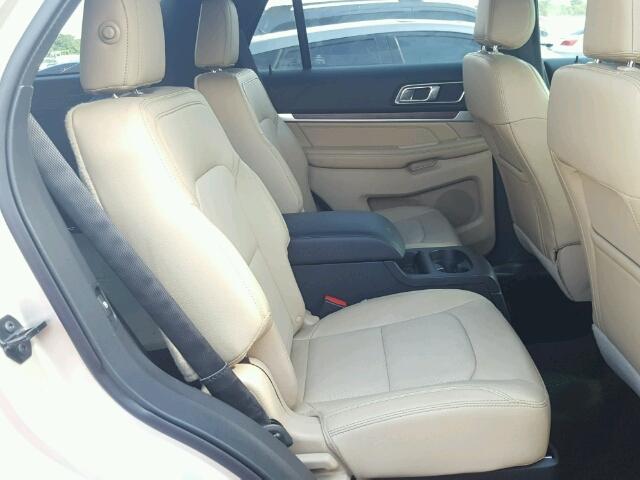 1FM5K7FH6HGA80702 - 2017 FORD EXPLORER L 金色 照片 6