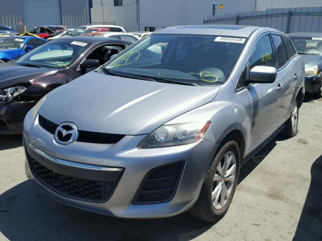 JM3ER4CL6B0363504 - 2011 MAZDA CX-7 GRAY photo 2