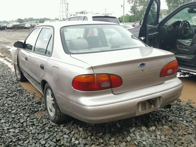 1Y1SK5286YZ410646 - 2000 CHEVROLET GEO PRIZM 米色 照片 3