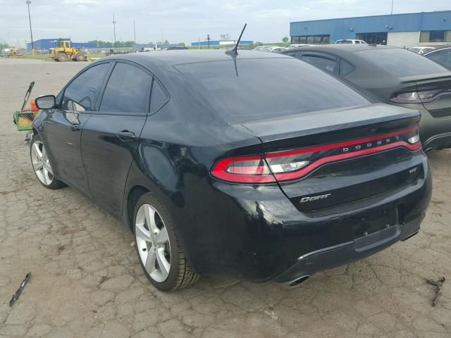 1C3CDFEB2ED916813 - 2014 DODGE DART GT BLACK photo 3