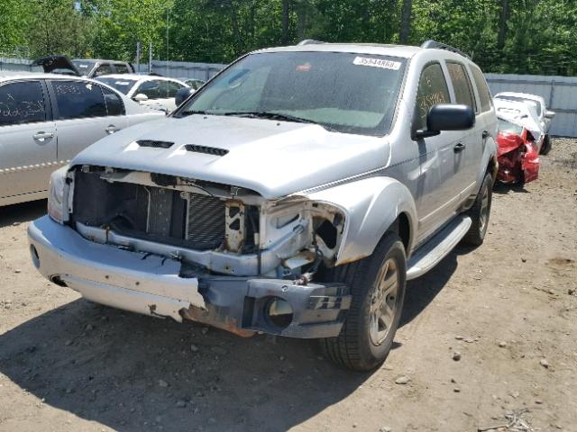 1D8HB58N85F586589 - 2005 DODGE DURANGO LI SILVER photo 2