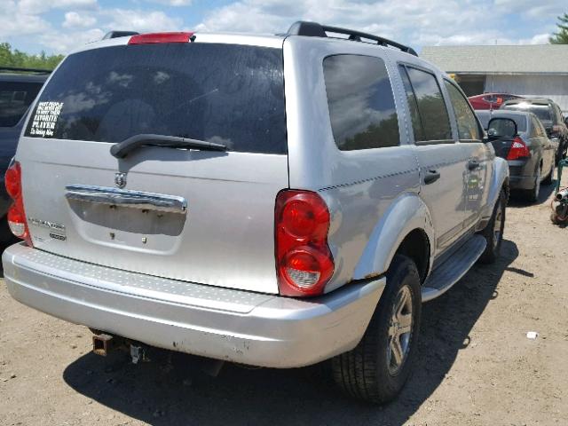 1D8HB58N85F586589 - 2005 DODGE DURANGO LI SILVER photo 4